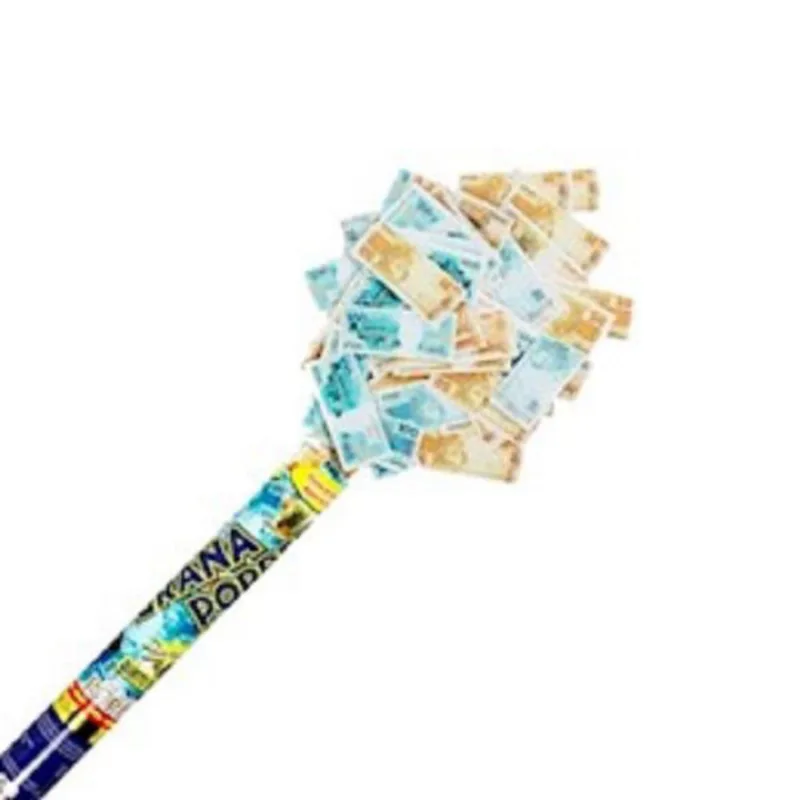 Lança Confete Dinheiro 30 Cm - Silver Festas