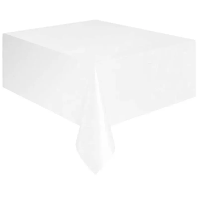 Toalha De Mesa Silver Festas Happy Line Branca P0810-3 (MP)