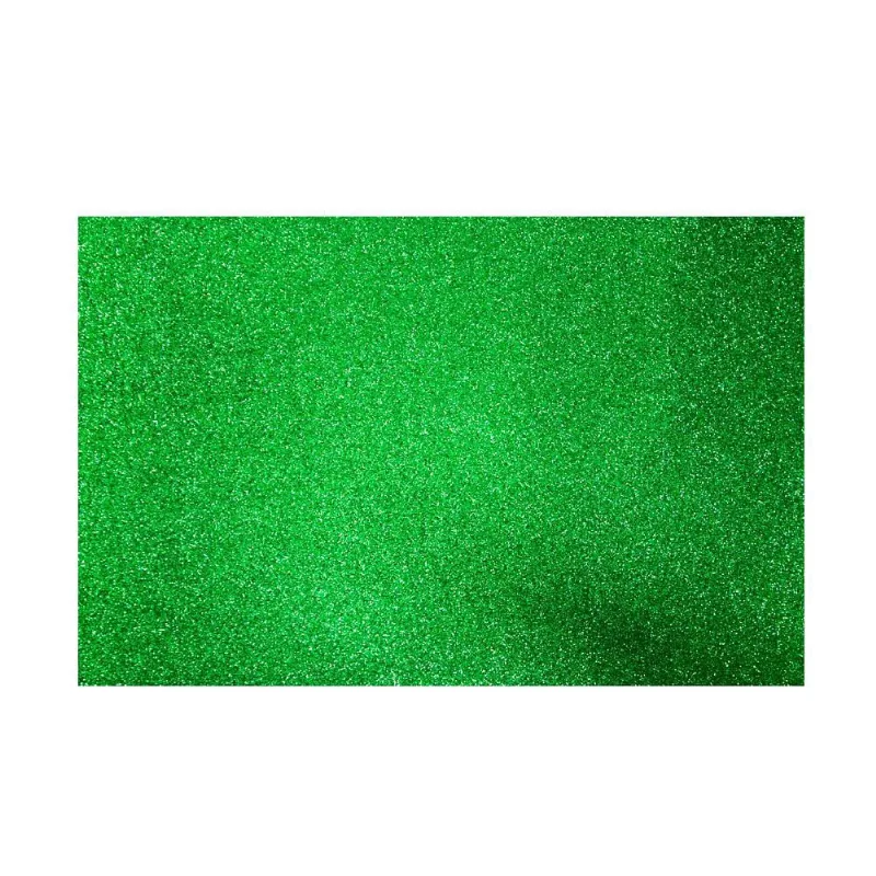Placa eva Glitter SilverFestas 5 Folhas 40x60/2mm Verde