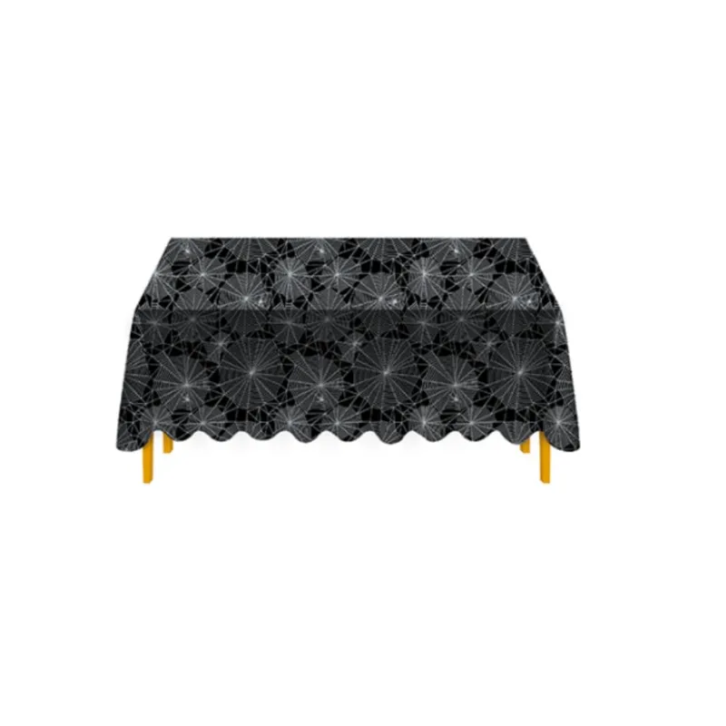 Toalha de Mesa Halloween Teia de Aranha