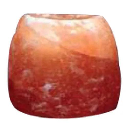 Castiçal De Cristal De Sal Do Himalaia Grande 3,5 Polegadas Da Aloha Bay (pacote Com 2)