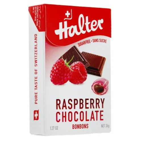 Bala S/ Açúcar Framb E Choco 40g - HALTER