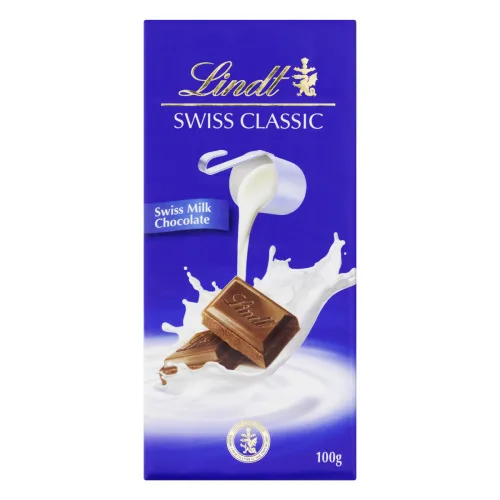 Chocolate Ao Leite Lindt Swiss Classic Caixa 100g - LINDT - Mercearia
