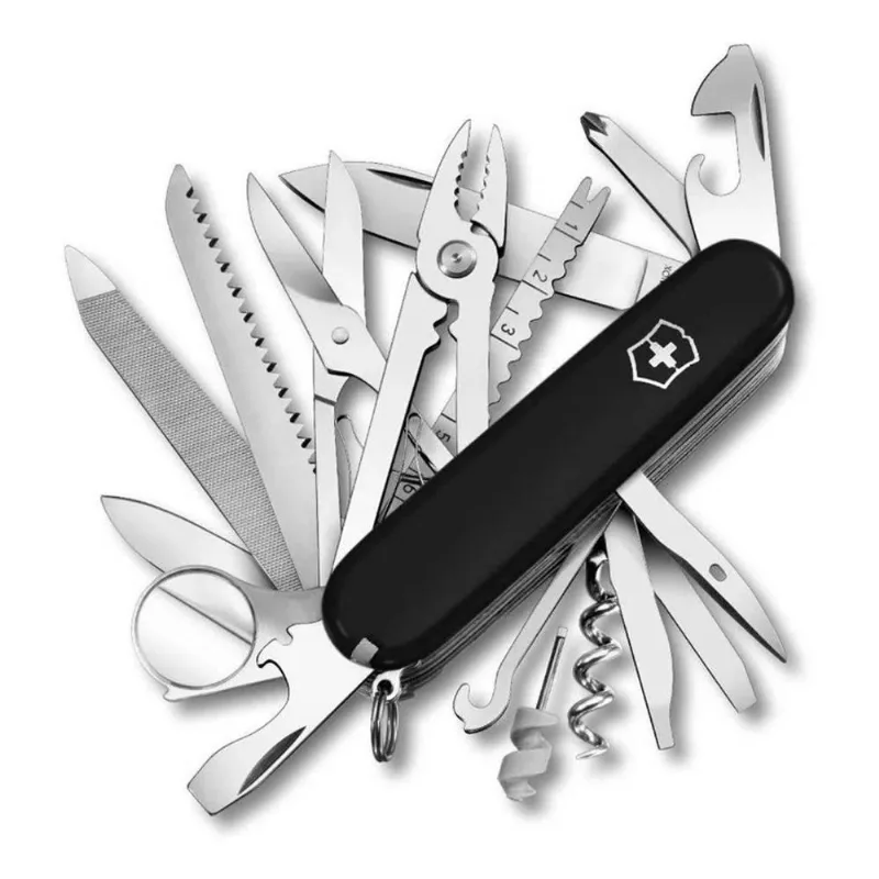 Canivete Suíço Victorinox Ref:1.6795.3 Swiss Champ Preto 33 Funções