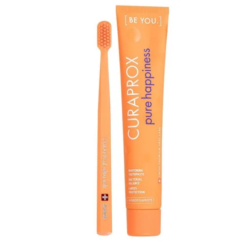 Cr Dt Curaprox Be You 90ml Pure Happiness Laranja - CURAPROX