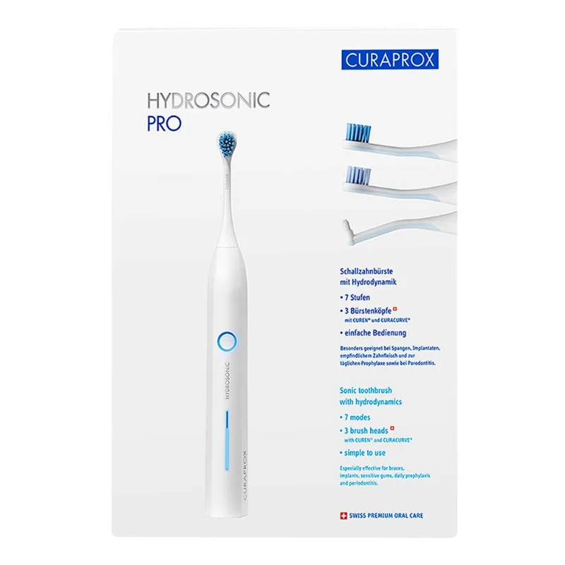 Escova Dental Elétrica Curaprox Hydrosonic Pro Branca 1 Unidade