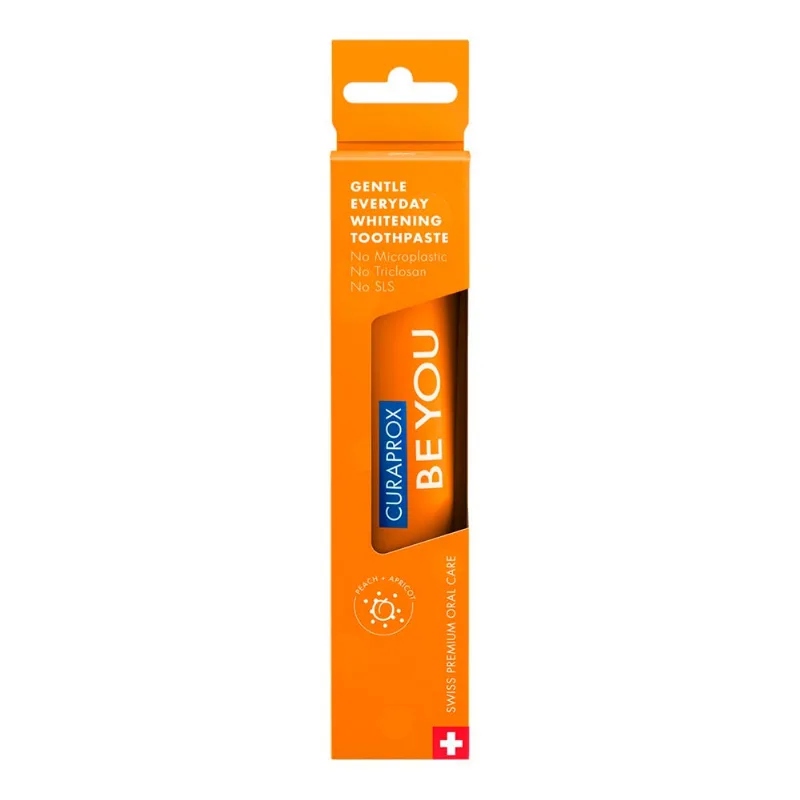 Pasta de Dente Curaprox Be You Pure Happiness Pêssego e Damasco 60ml Pasta de Dente Curaprox Be You Pêssego e Damasco 60ml