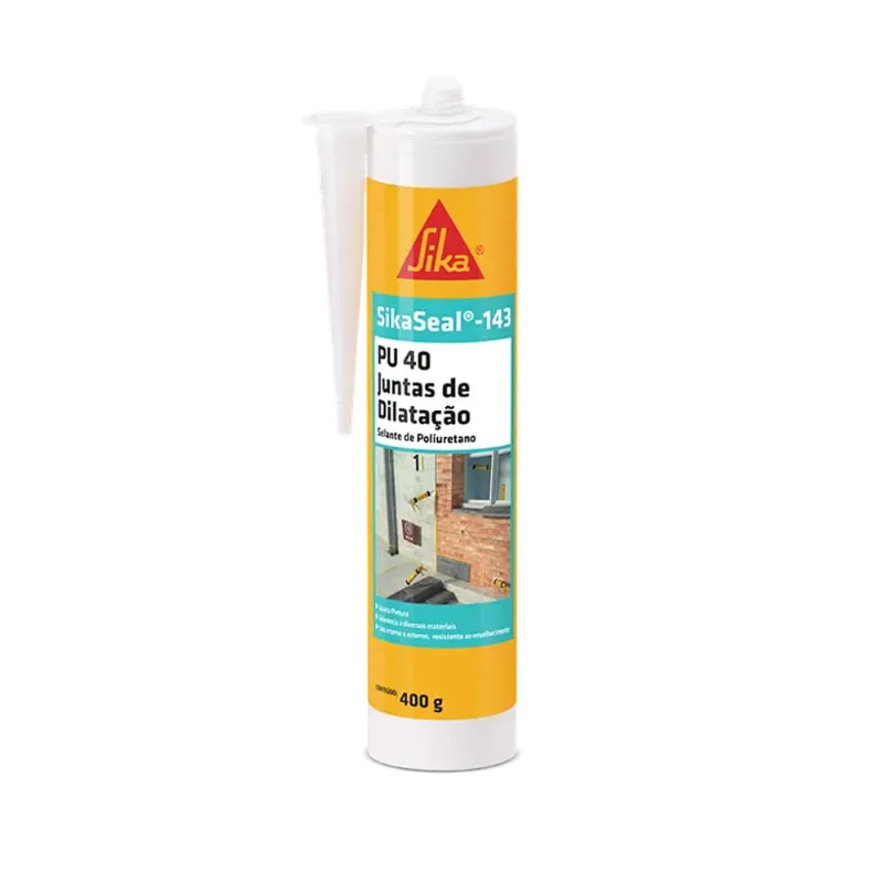 Adesivo Selante Pu40 400g Cinza Junta De Dilatação Sikaseal Sika