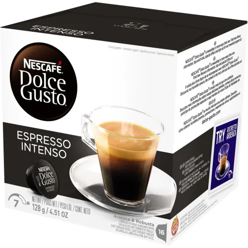 Café Em Cápsulas Espresso Intenso Dolce Gusto Nestlé 128g - NESCAFE
