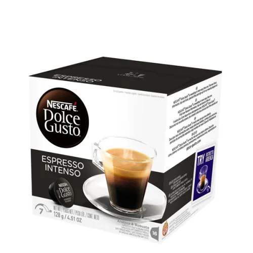 Café Em Cápsulas Espresso Intenso Dolce Gusto Nestlé 128g - NESCAFE