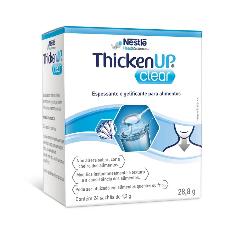 Espessante e Gelificante Alimentar Resource Thicken Up Clear 28,8g