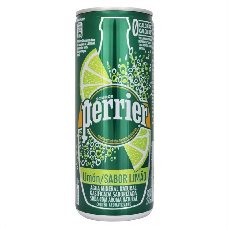 AGUA FRA MINERAL PERRIER LIME 250ML - PERRIER
