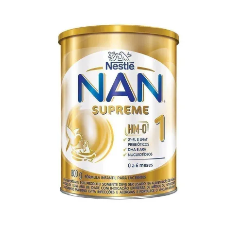 Fórmula Infantil Nan Supreme 1 800g - NAN