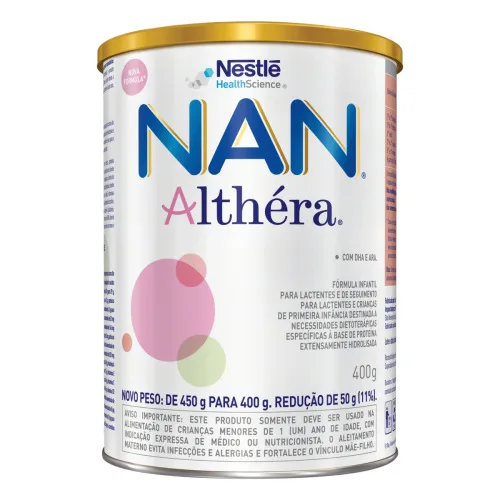 FÓRMULA INFANTIL PARA LACTENTES NESTLÉ NAN ALTHÉRA LATA 400G - NESTLE - Fórmula Infantil