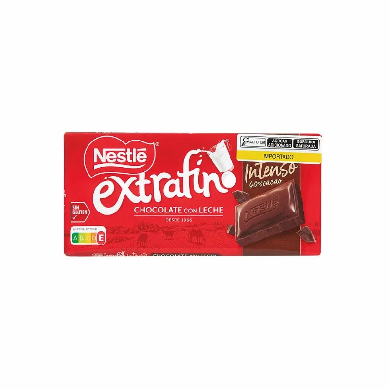 Chocolate Nestlé Extrafino Intenso 40% Cacau 125g