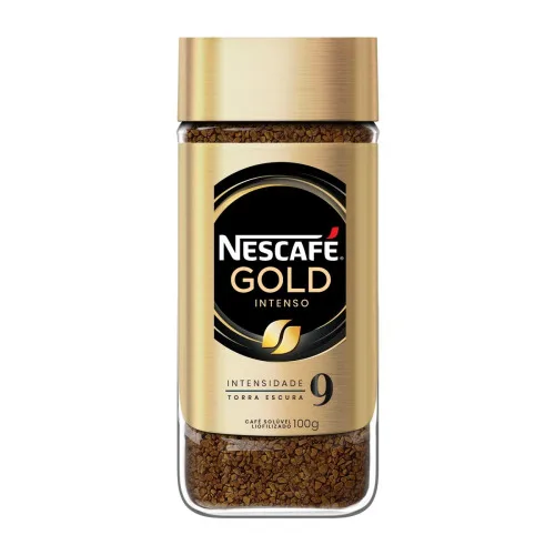 Café Solúvel Liofilizado Intenso Nescafé Gold Vidro 100g - NESCAFÉ GOLD