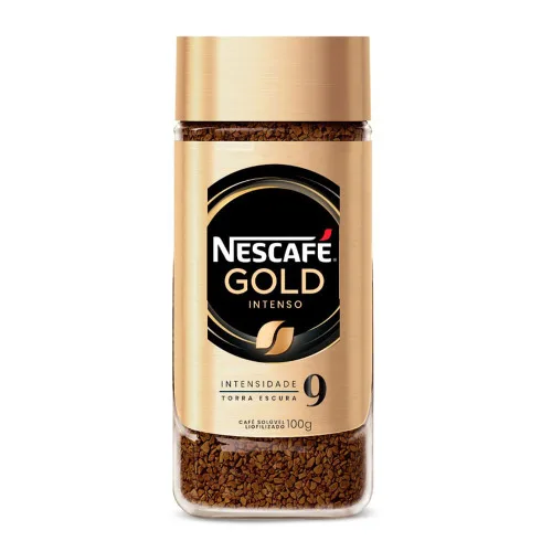 Café Solúvel Liofilizado Intenso Nescafé Gold Vidro 100g - NESCAFÉ GOLD