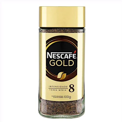Café Solúvel Liofilizado Nescafé Gold Vidro 100g - NESCAFÉ GOLD - Mercearia