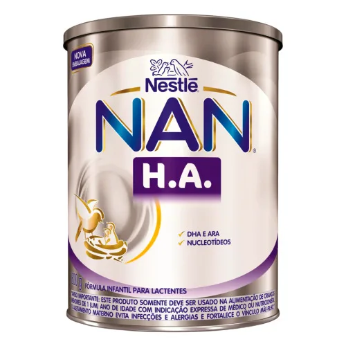 FÓRMULA INFANTIL PARA LACTENTES NESTLÉ NAN H A LATA 800G - NESTLE