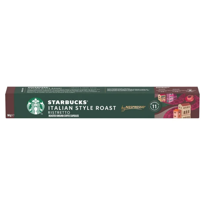Café Starbucks® Italian Roast by Nespresso® - 10 cápsulas Café em Cápsula Starbucks® Italian Roast by Nespresso® - 10 Cápsulas