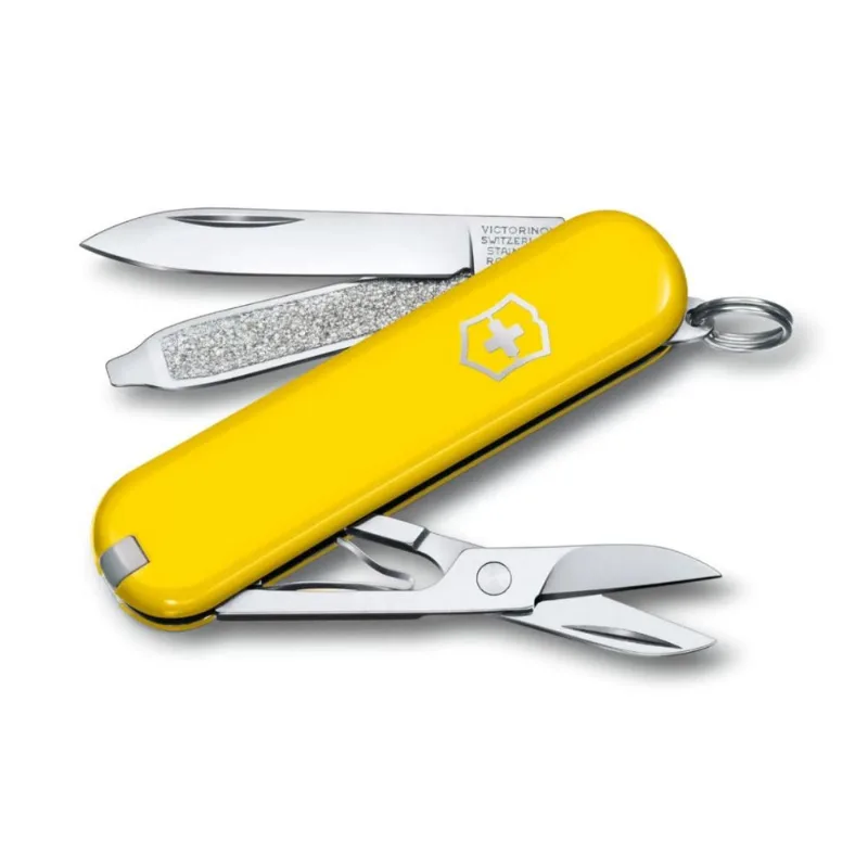 Canivete Victorinox Classic Sd Colors - 7 Funções - Amarelo Sunny Side - 0.6223.8g