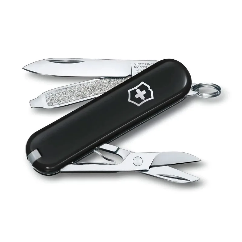 Canivete Victorinox Classic SD Colors - 7 Funções - Preto Dark Illusion - 0.6223.3G