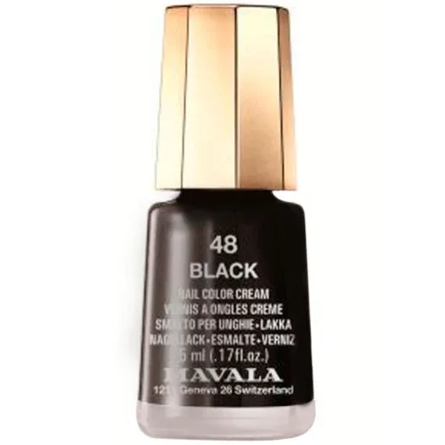 Nail Color Cream 48 Black - MAVALA - Higiene E Beleza