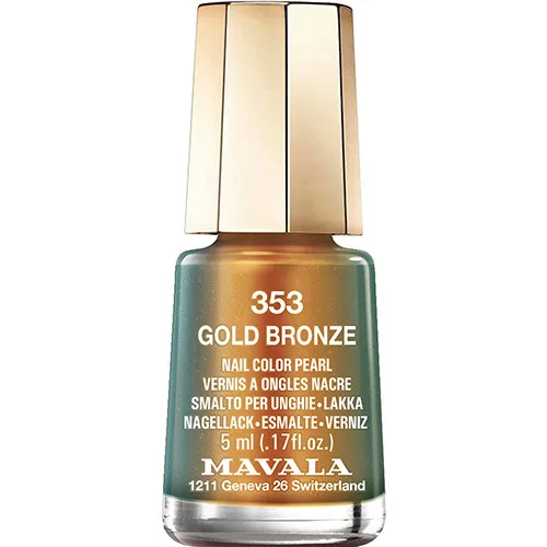 Esmalte Mavala Mini Color Cintilante Gold Bronze - MAVALA - Higiene E Beleza
