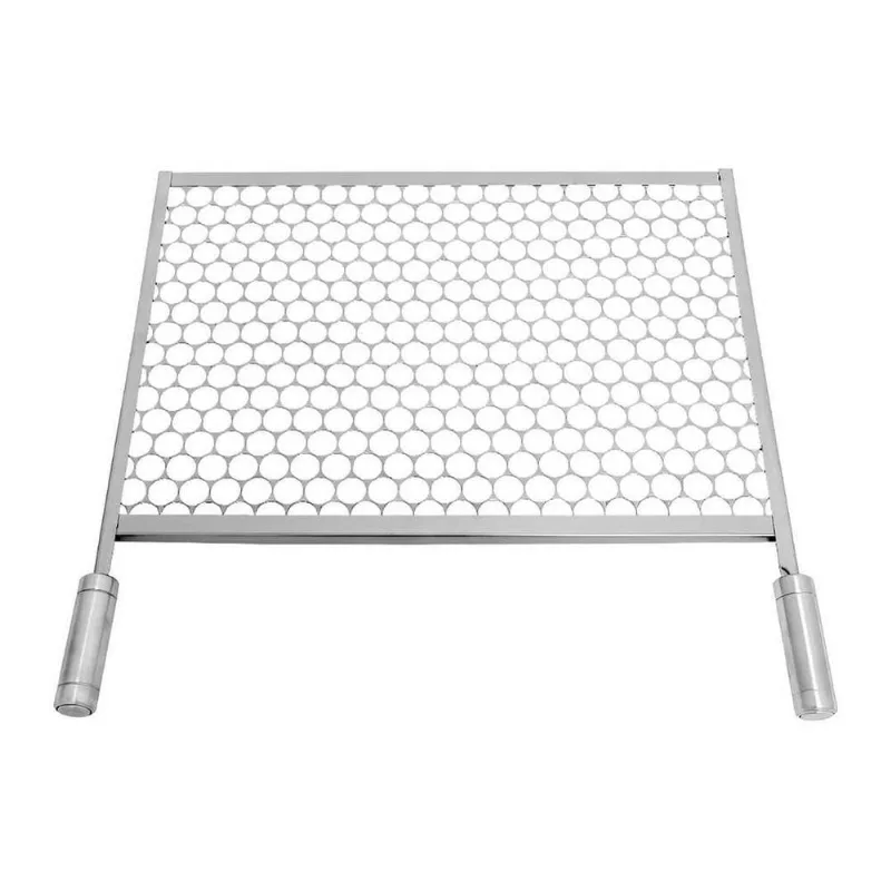 Grelha Moeda Inox 430 Para Churrasqueira 20x60