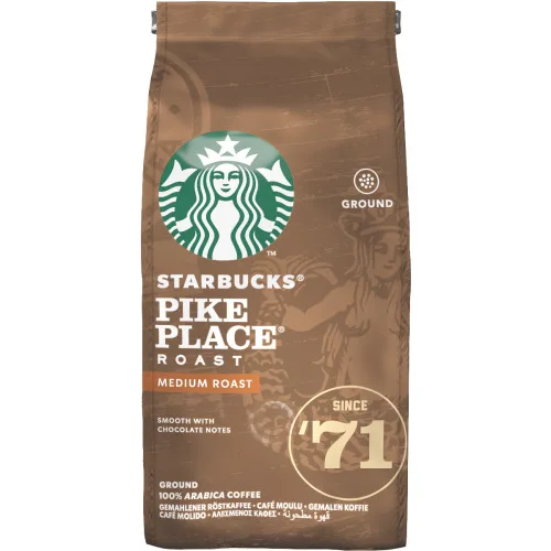 STARBUCKS ® PIKE PLACE® TORRA MÉDIA CAFÉ TORRADO E MOÍDO SACHÊ DE 250G - STARBUCKS - Mercearia E Gastronomia
