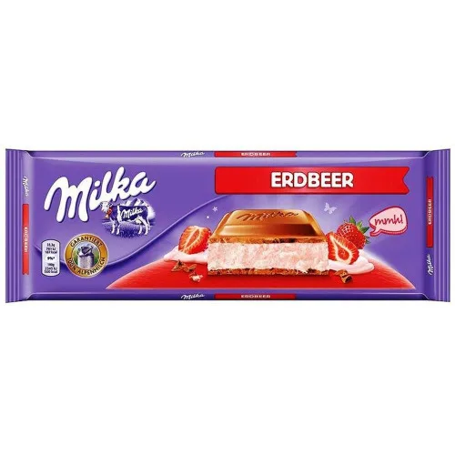 Choc.milka 300g Strawberry - MILKA - Mercearia