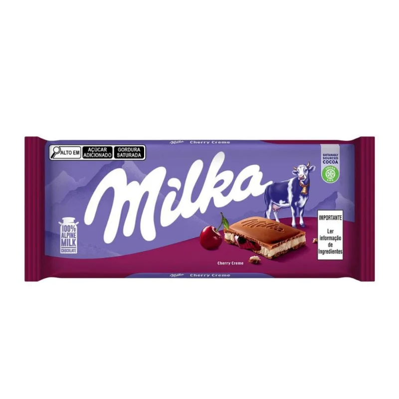 Chocolate Cherry Cream Milka 100g