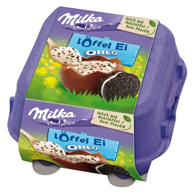 Ovo de Páscoa de Colher Milka Oreo 128g - MILKA - Mercearia