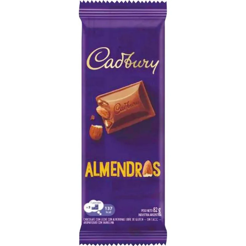 Chocolate Cadbury Amêndoa 82g