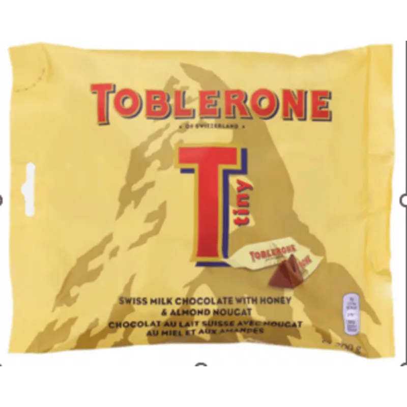 CHOCOLATE SUICO TOBLERONE 168G-PC TINY MILK
