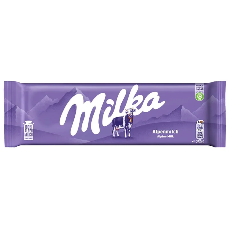 Chocolate Milka Alpenmilch 250g Tablete