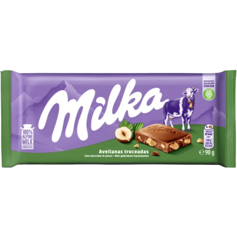 Chocolate Milka Hazelnuts 90g