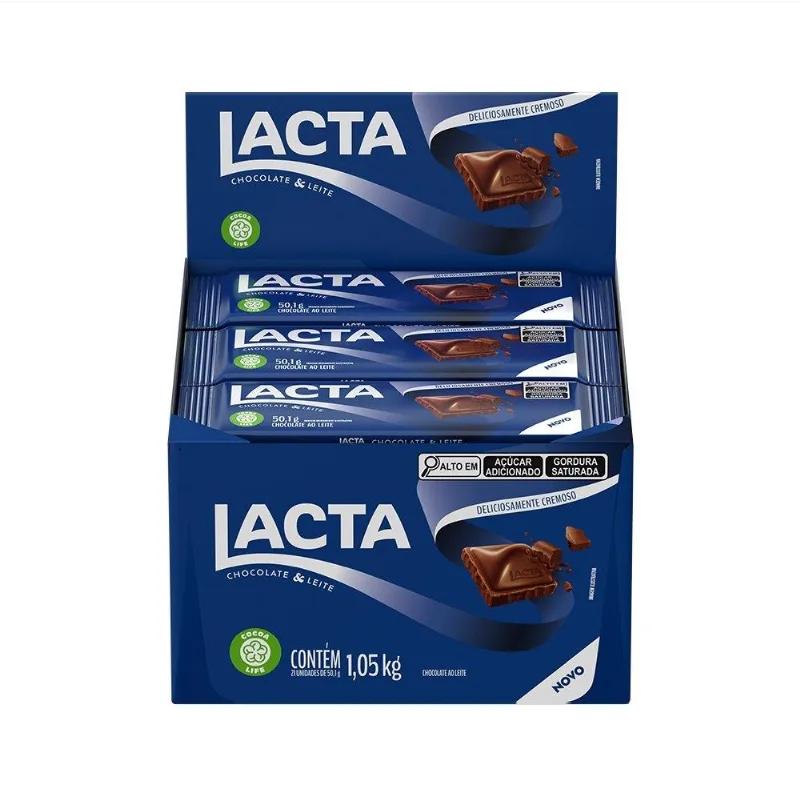 Chocolate Lacta Ao Leite 50,1g