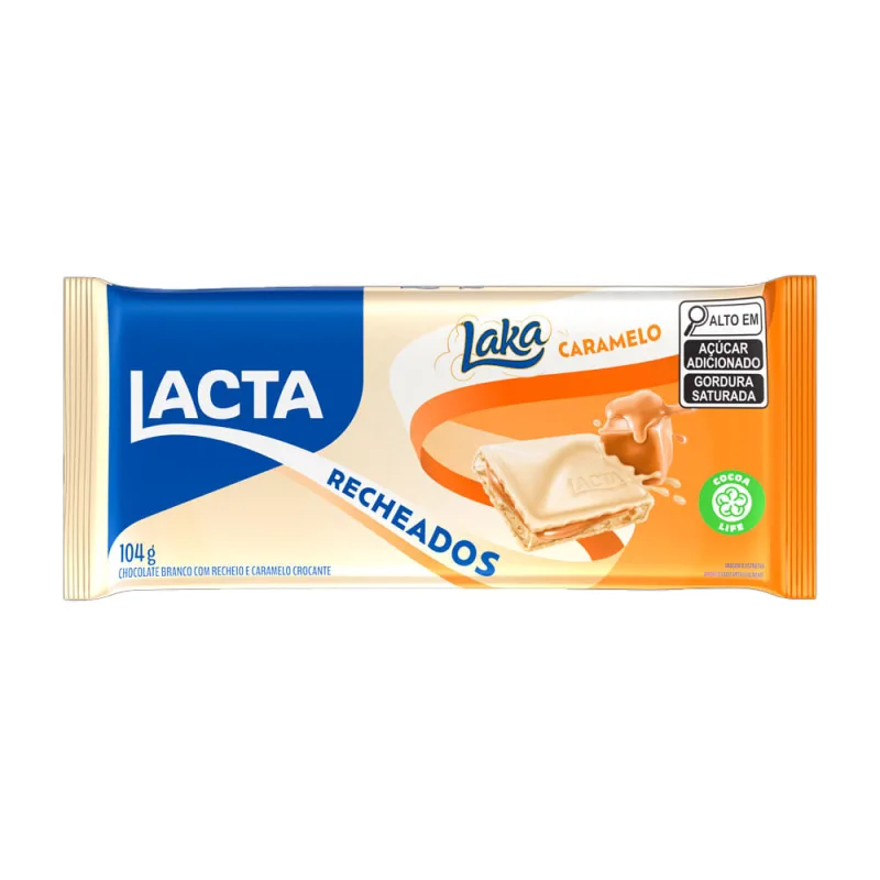 Chocolate Lacta Laka Caramelo 104g - LACTA - Mercearia E Gastronomia