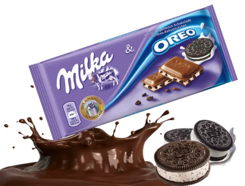Tablete De Chocolate Oreo Biscoito 100g Milka - MILKA - Mercearia