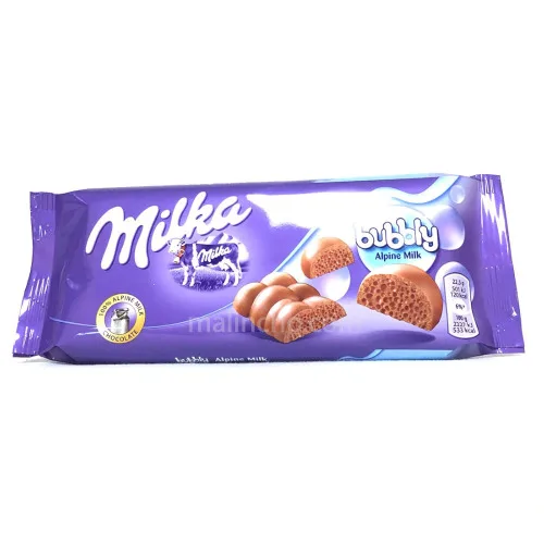 Chocolate Bubbly Alpine 90g Milka - MILKA