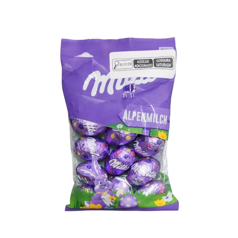 Ovinhos de Chocolate ao Leite Alpine Milka 100g - Milka - Pascoa
