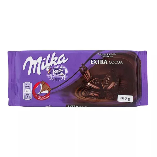 Choc.milka 100g Extra Cocoa - MILKA - Mercearia