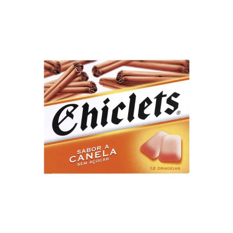 Chiclets Adams Canela Sem Açúcar Importado 16,8g