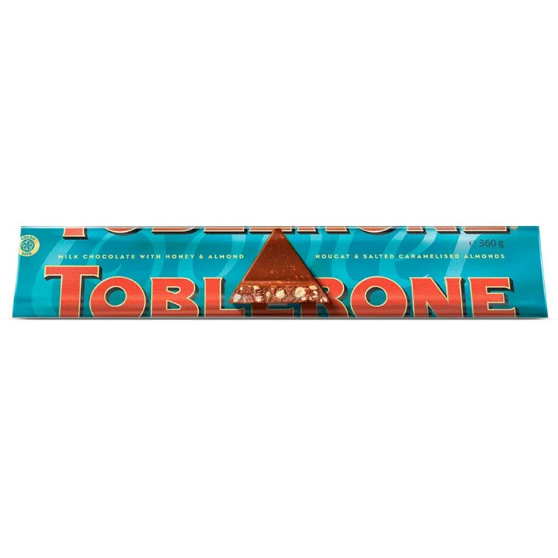 Chocolate Toblerone Ao Leite Crunchy Almond 360g