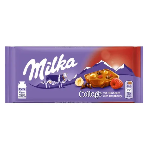 Choc.milka 93g Collage Raspberry - MILKA - Mercearia