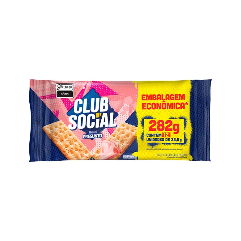 CLUB SOCIAL PRESUNTO ECON BIG 12X23,5G - Club Social - Mercearia