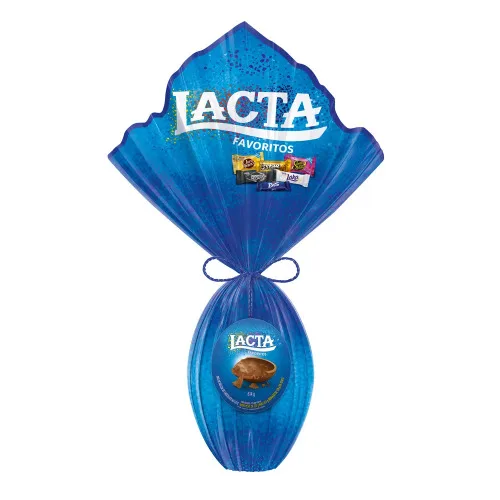 Ovo De Páscoa Ao Leite Lacta Favoritos 560g - LACTA