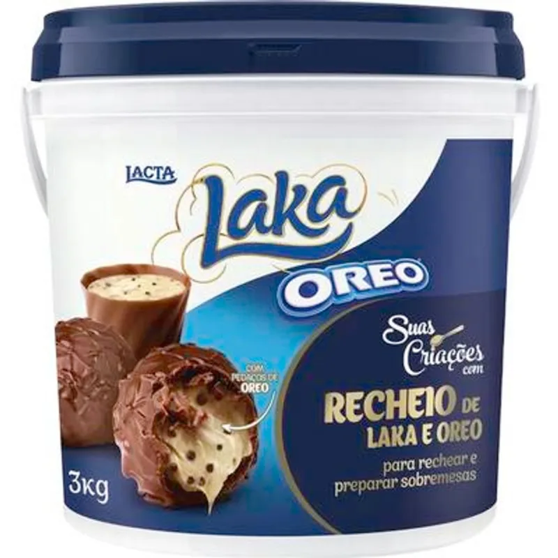 Recheio Lacta Laka Oreo 3kg