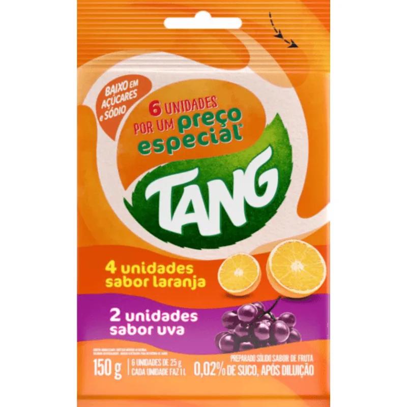 REFRESCO TANG 150G C/6UN